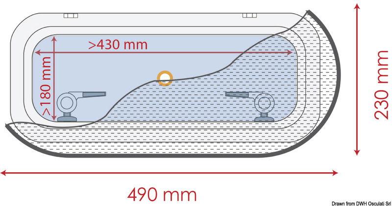 Zanzariera 490 x 230 mm