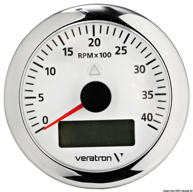 Contagiri 4000 RPM bianco