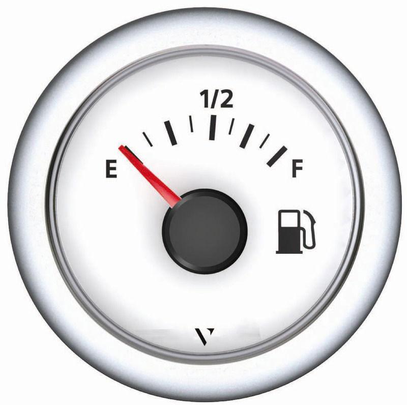 Indicatore livello carburante 10/180 ohm bianco