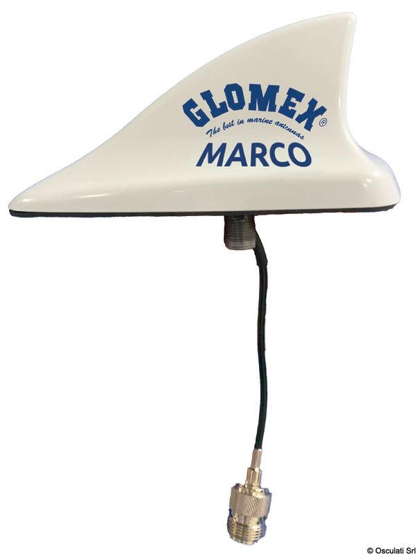 Antenna VHF MAKO GLOMEX bianca
