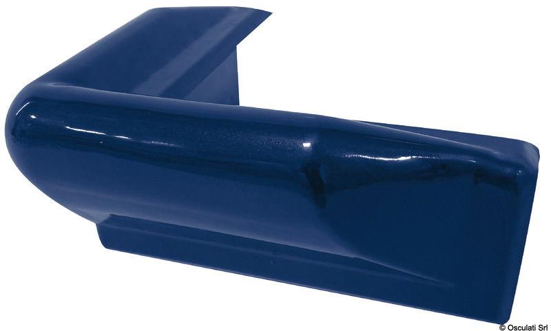 Protezione per pontile angolare in PVC blu