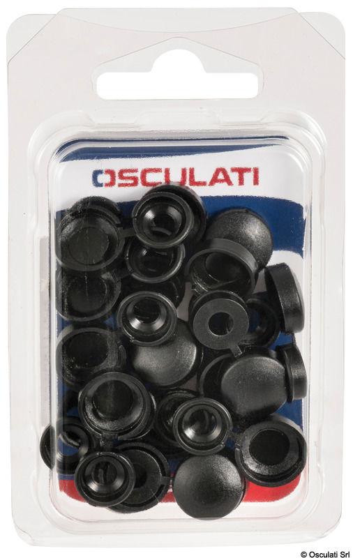 Orli sottovite Shure Caps neri (blister 20 pz)