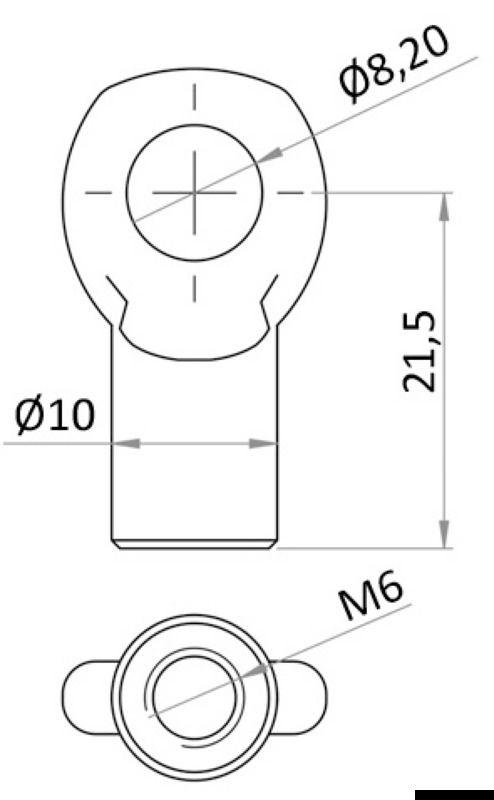 Testine in inox piatte x 38.009.xx / 38.010.xx