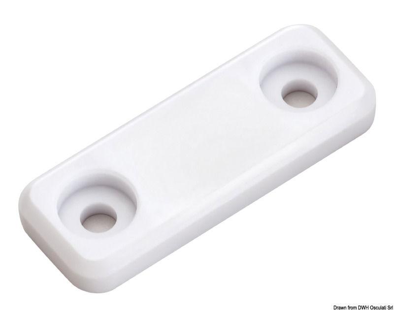 Chiusura magnetica fissaggio piano bianca
