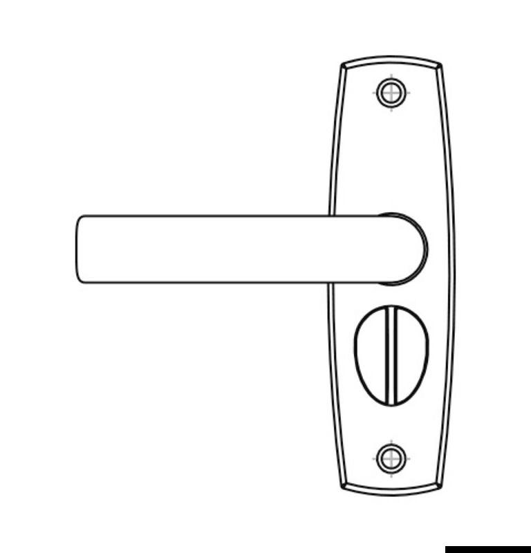 Coppia Maniglie CONTEMPORARY SX per 38.130.02