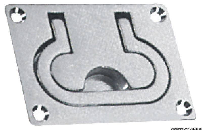 Maniglia alzapagliolo ottone cromato