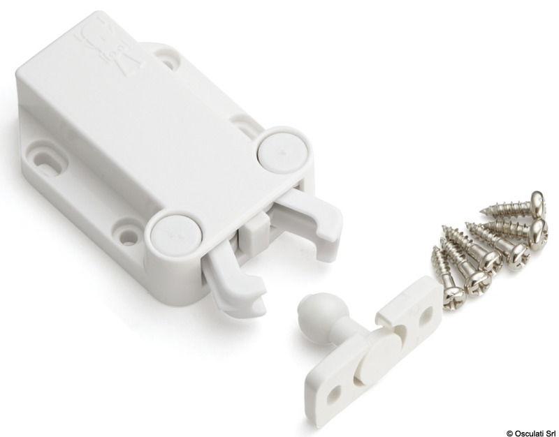 Scrocco a contatto flottante non magnetico bianco