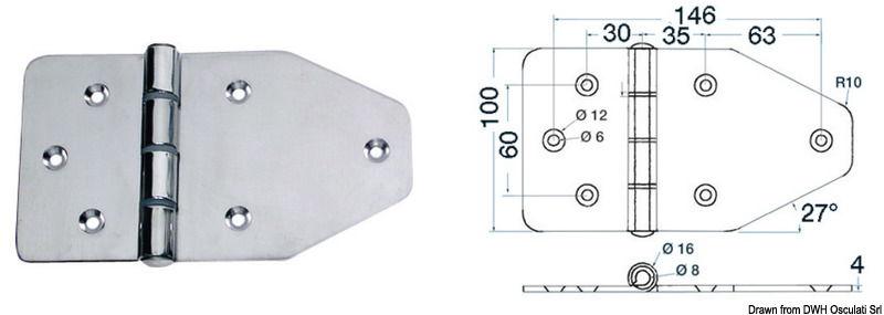 Maxi cerniera 180x100 mm