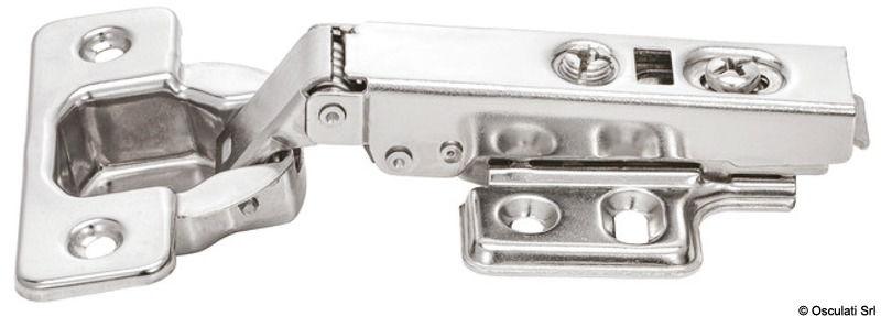 Cerniera in acciaio inox con ammortizzatore in ABS