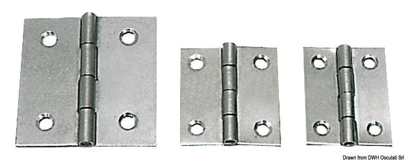 Cerniera inox mm 25x30