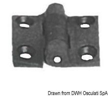 Cerniera nylon mm 38x38 nera