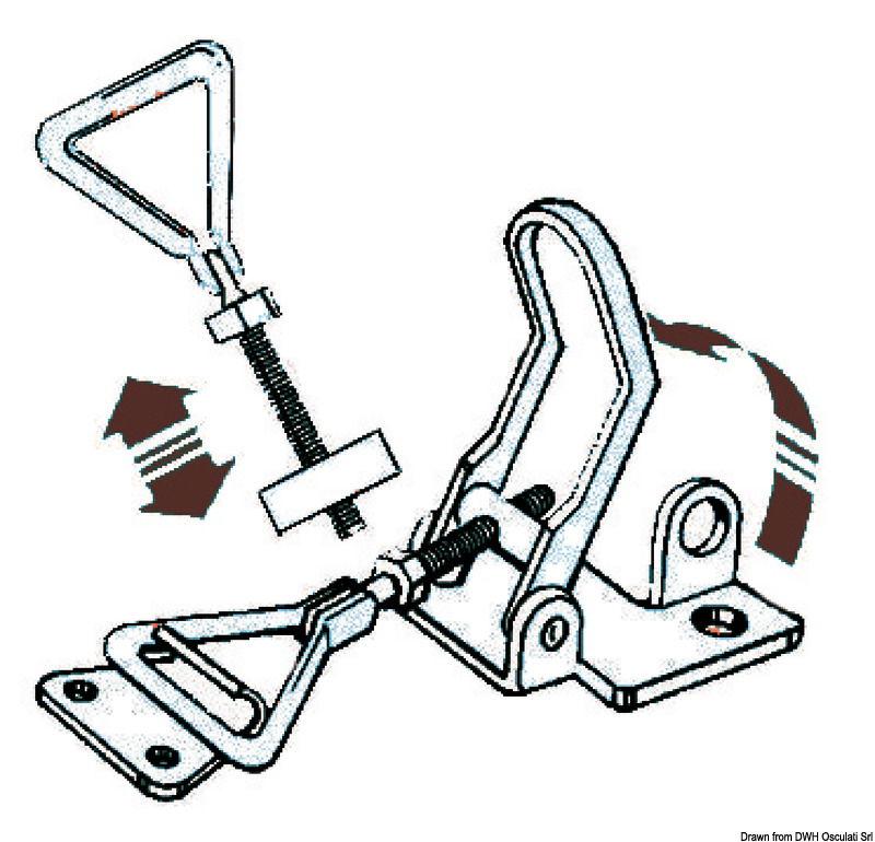 Chiusura a leva inox 123/137