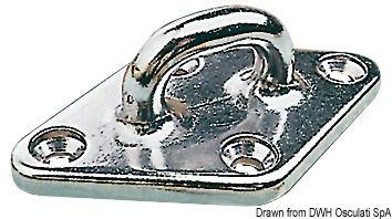 Golfare inox 4 fori 65 mm