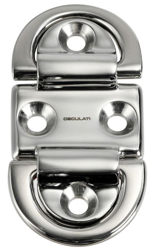 Pad eye 59x99 mm doppio anello 8 mm BL 6800 kg