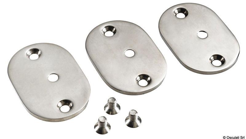 Kit 2 piastre + viti maniglioni
