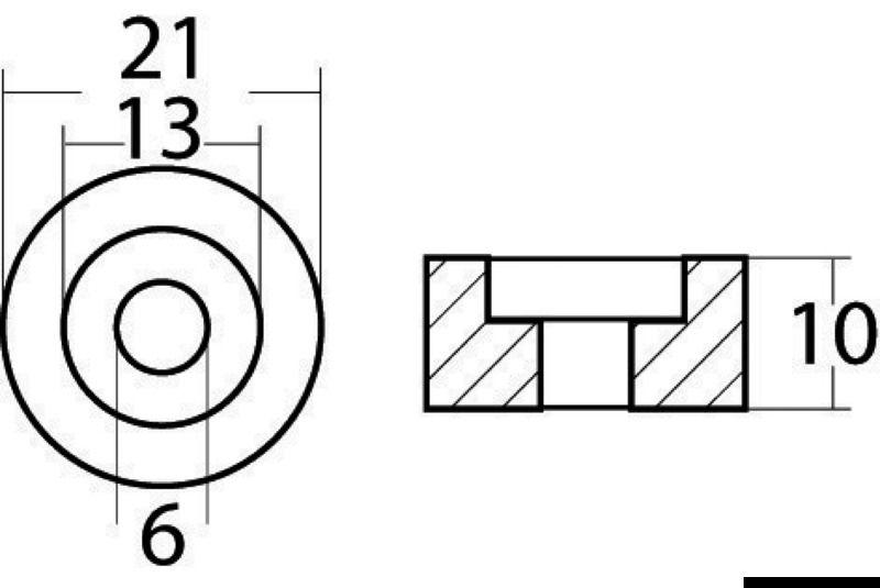Anodo alluminio Suzuki fuoribordo