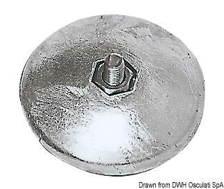 Anodo a rosa 50 accoppiato mm 60 gr Alluminio