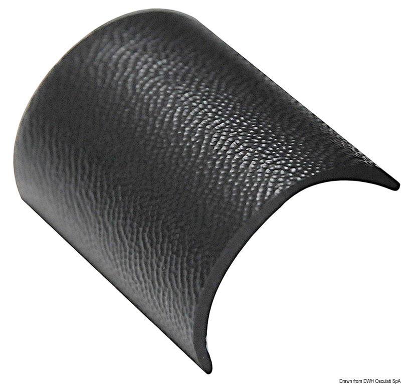 Terminale profilato plastica nera