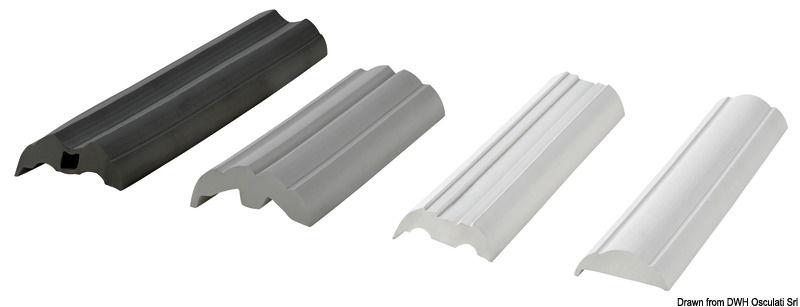 Base Pvc Nera per profilo 20 svasato