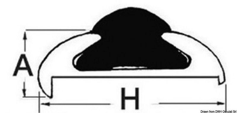 Inserto PVC bianco per 44.486.10