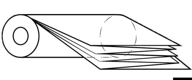 Termoretraibile PE bianco UV 0,20 x 800 multip L=50 m