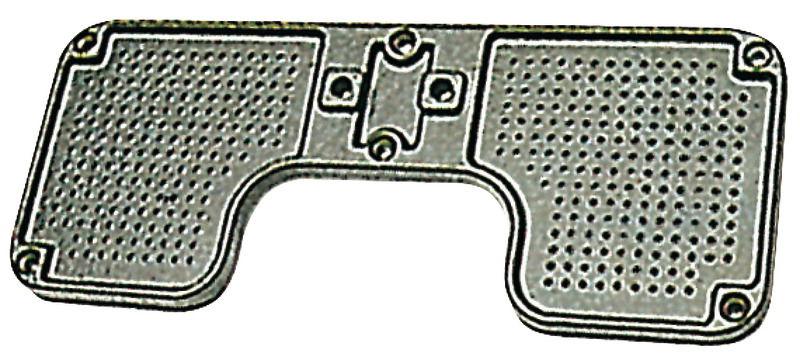 Piastra poppa 260 x 110 mm