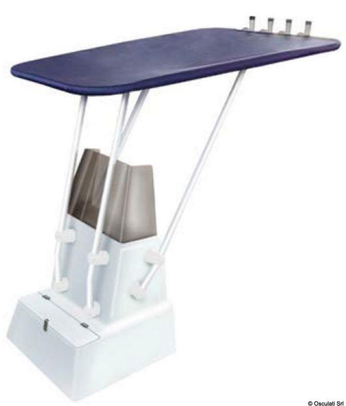 T-Top professionale Heavy Duty bianco con telo blu