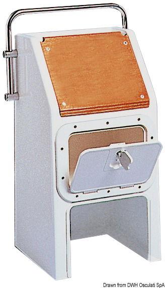 Plancia guida con inserto in mogano