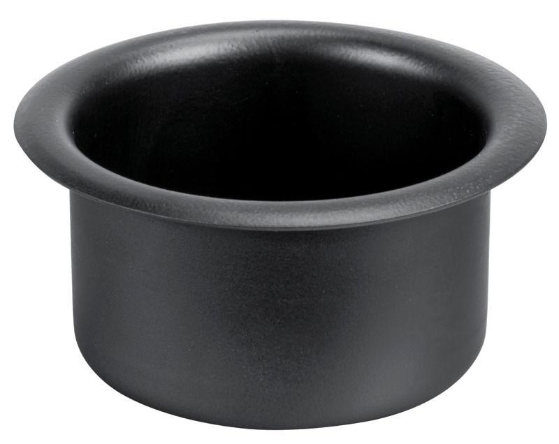 Portabicchieri/lattine inox nero