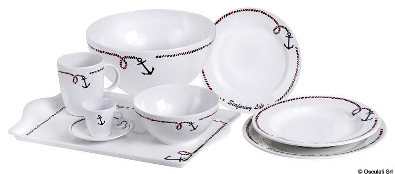 Set 6 piatti dessert antiscivolo Ø 20 cm