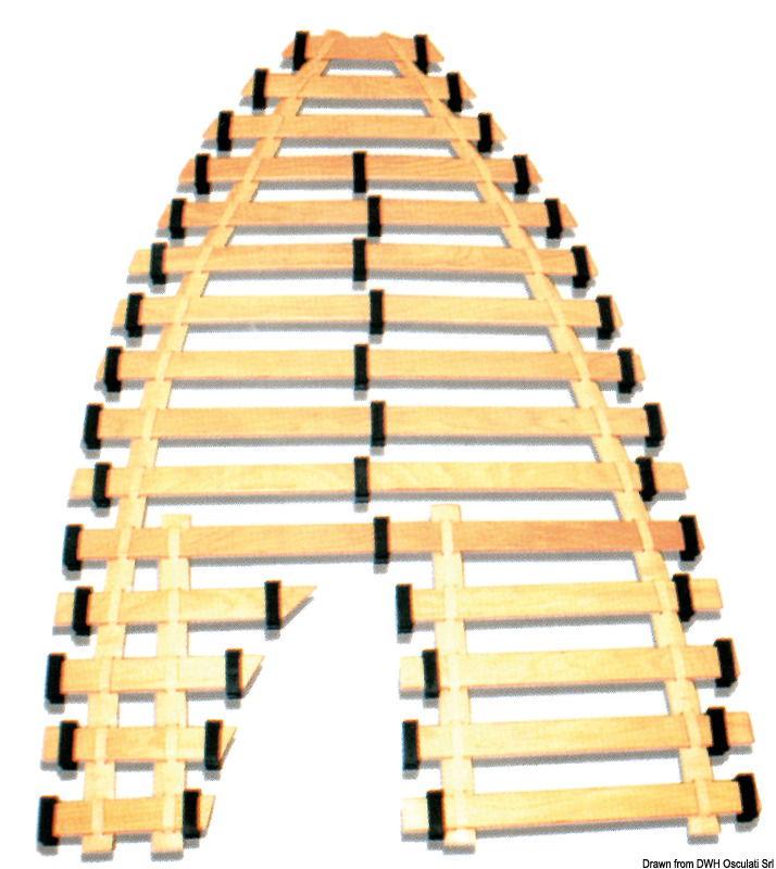 Rete mobile a doghe mod.doppio 200 x 160 x 10