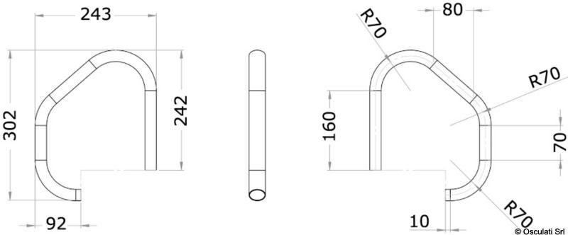 Maniglia di risalita a sez. ovale small