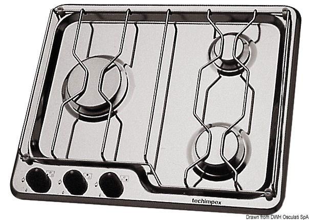 Piano cottura 3 fuochi