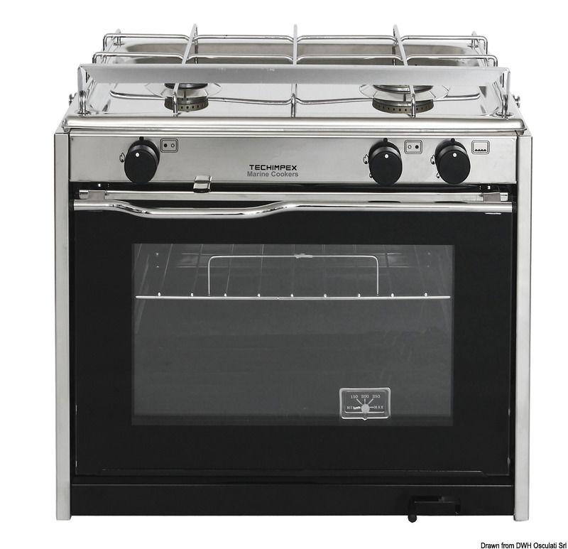 Cucina XL2 Techimpex 2 fuochi con forno
