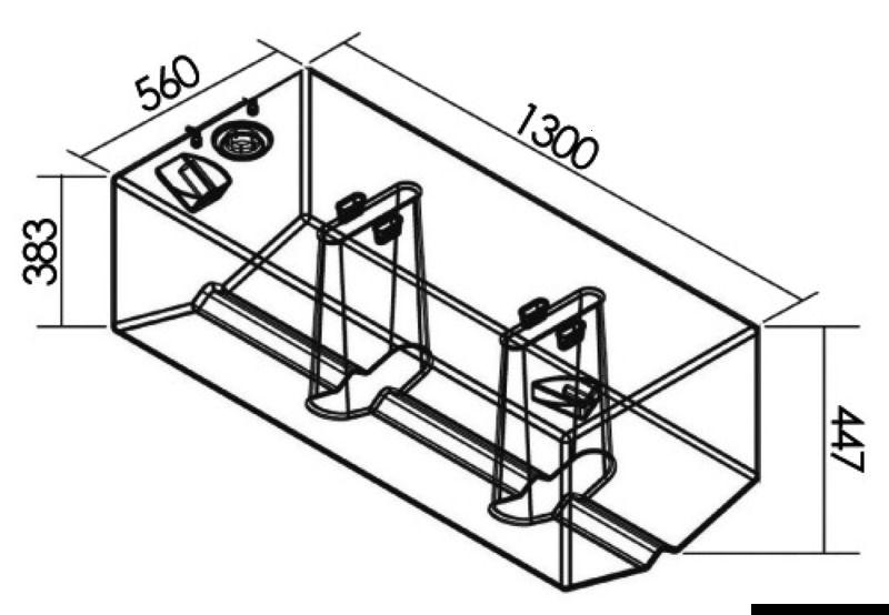 Serbatoio carburante 271 l
