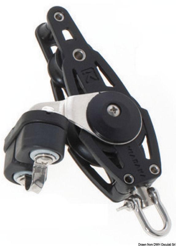 Bozzello 2 pulegge violino arricavo strozzatore A