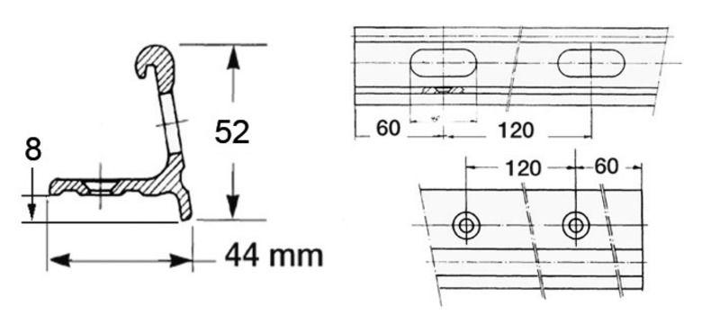 Profilo per falchetta 6 m