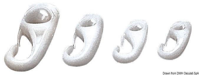 Gancio nylon a nodo 4 mm
