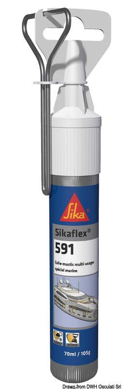 Sigillante a polimeri Sikaflex 591 bianco 70 ml