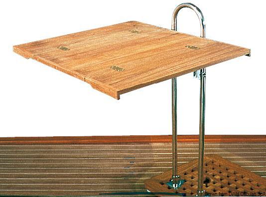 Tavolo teak pieghevole 70x80 cm