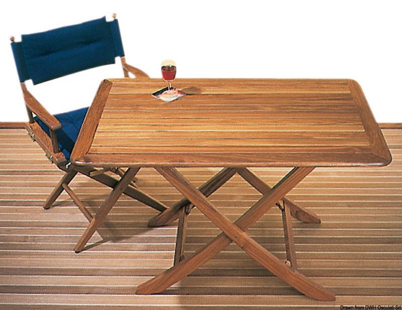 Tavolo teak 118x70 cm