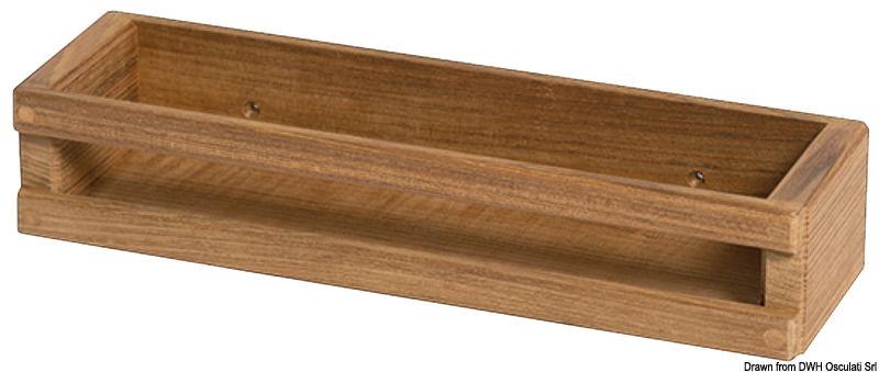 Contenitore in teak 290x83x55 mm
