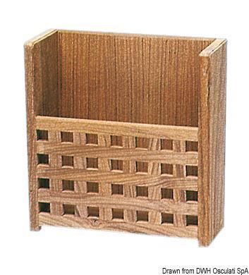 Portariviste teak 265x110x280 mm