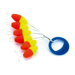 AKAMI FLOAT OVAL - RED YELLOW, 6X13.5