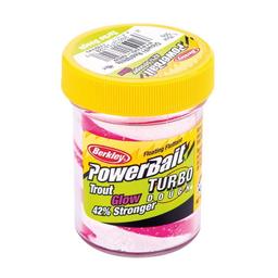 BERKLEY POWERBAIT® GLITTER TURBO DOUGH - GLOW/WHITE