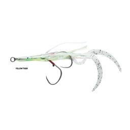 STR GUN'S TAKO BAIT CURLY - YELLOW TIGER, #2/0