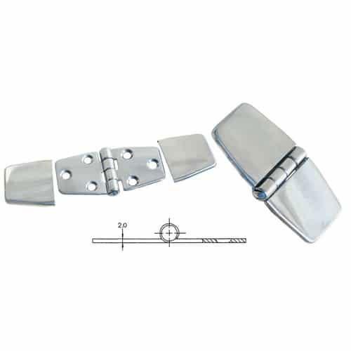 CERNIERA IN ACCIAIO INOX CON COPRIVITI