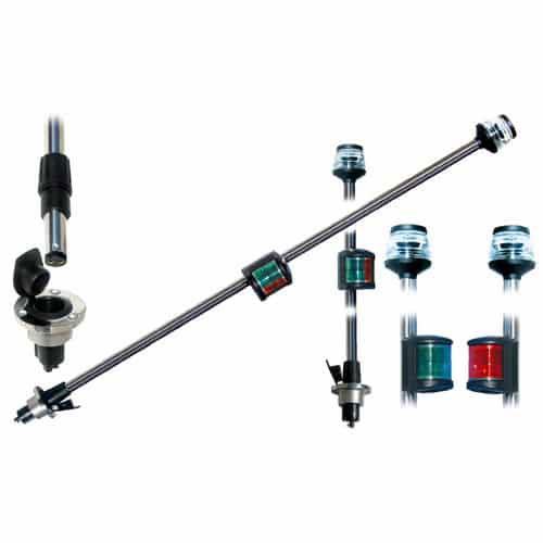 ASTA LUMINOSA ESTRAIBILE CON ATTACCO A BAIONETTA