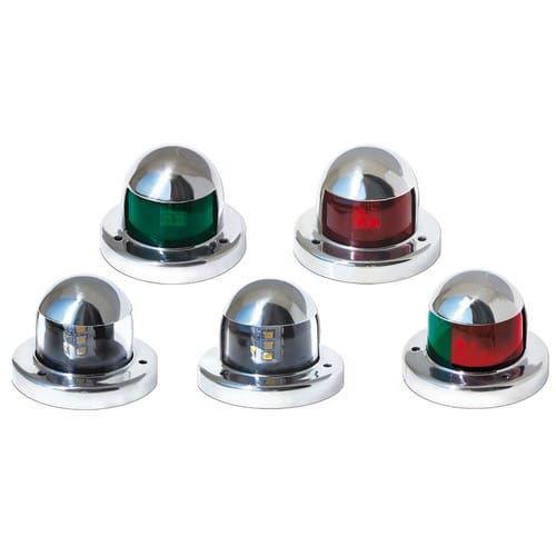 FANALI DI NAVIGAZIONE A LED FINO A 12 MT IN ACCIAIO INOX AISI 316