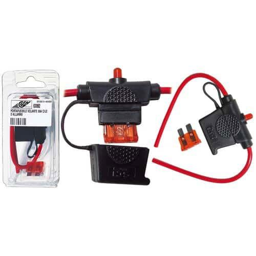 PORTAFUSIBILE VOLANTE ED IMPERMEABILE CON LED